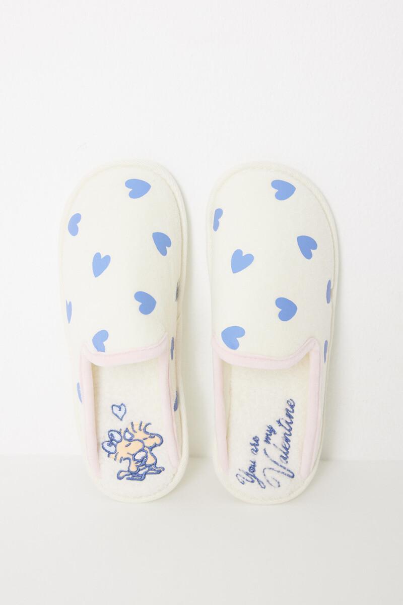 women'secret Zapatillas casa velur corazones