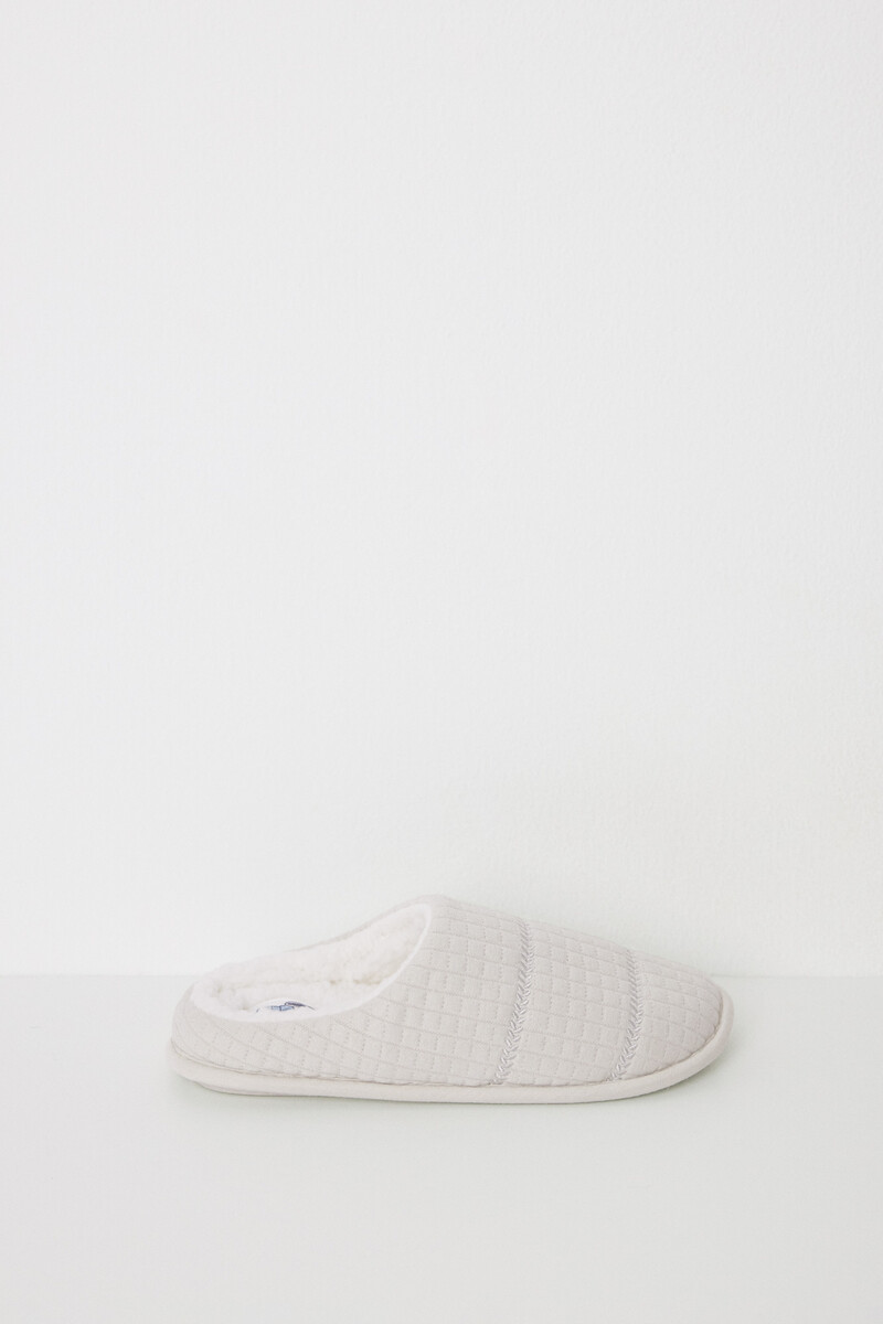 Women'secret Zapatillas Cerradas Acolchadas Beige