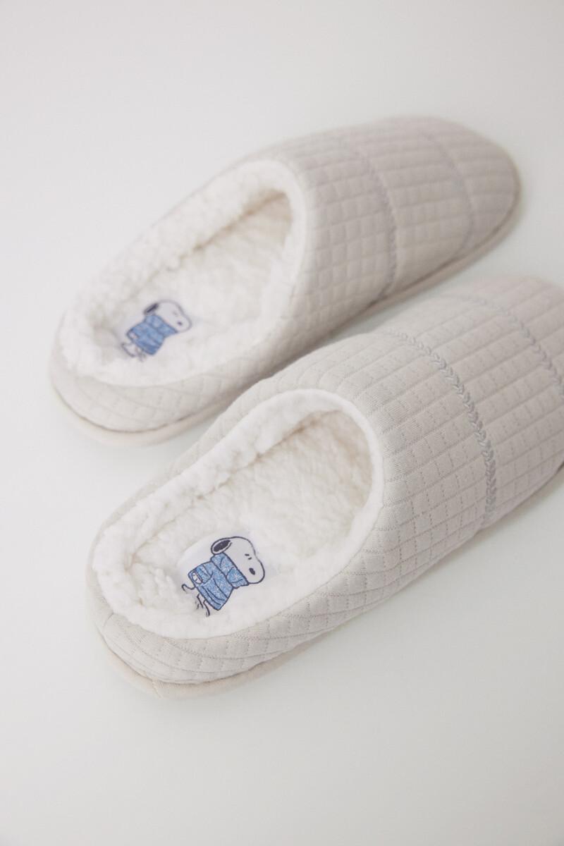 women'secret Zapatillas cerradas acolchadas beige