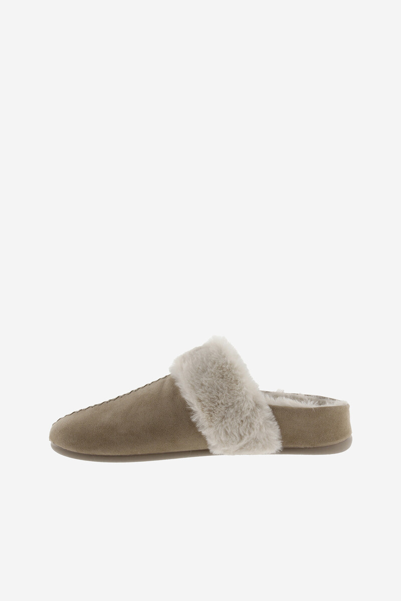 Women'secret Zapatillas De Casa De Efecto Ante