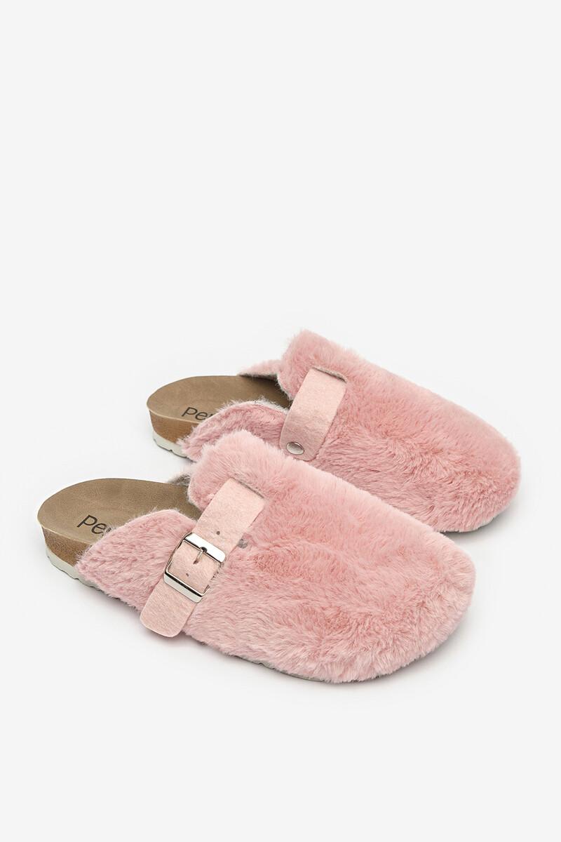 Women'secret Zapatillas De Casa Zueco Pelo