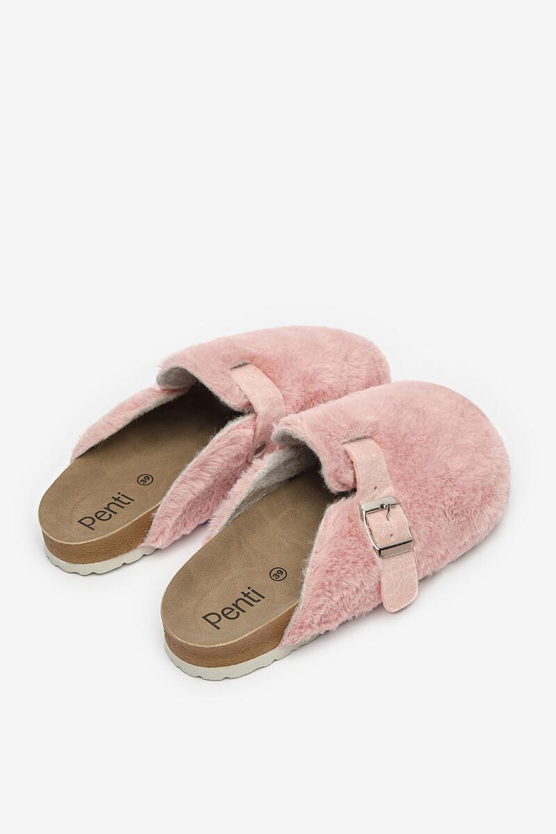 Women'secret Zapatillas De Casa Zueco Pelo