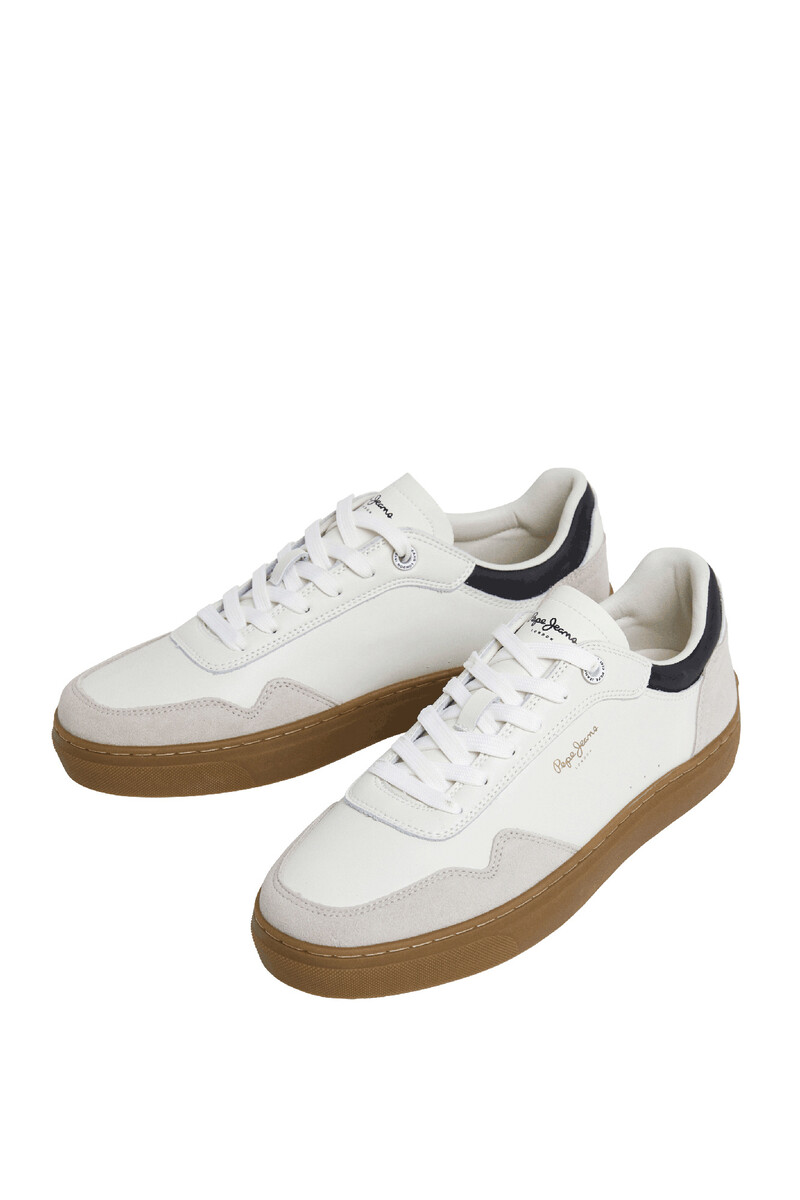 Women'secret Zapatillas Piel Con Detalles En Ante