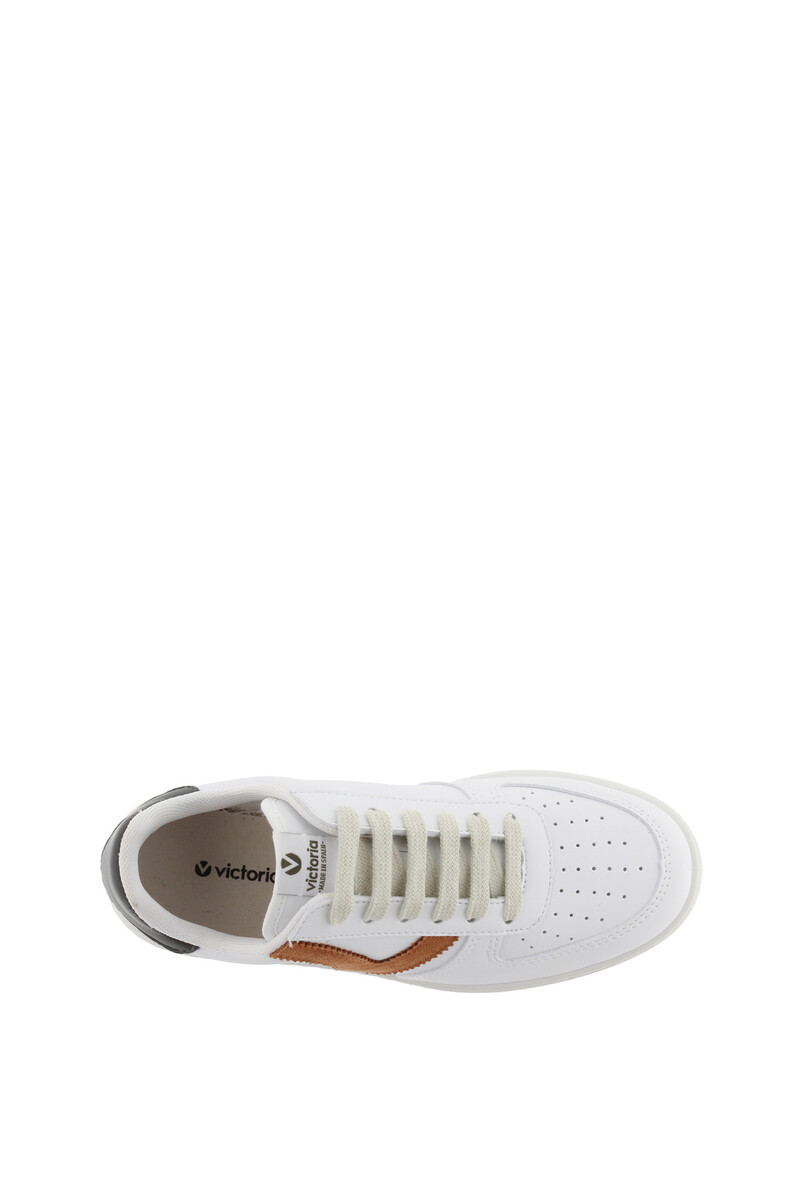 Women'secret Zapatillas Retro Polipiel Contraste