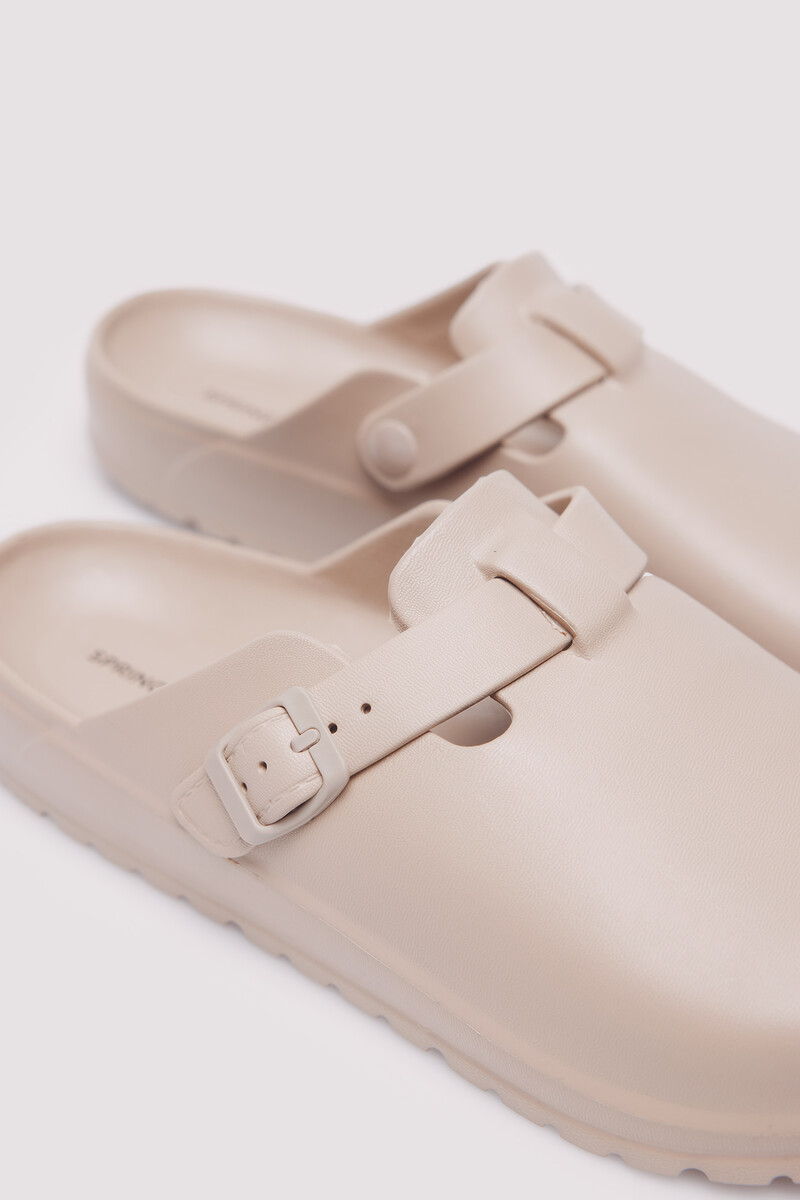 Women'secret Zueco Engomado Hebilla
