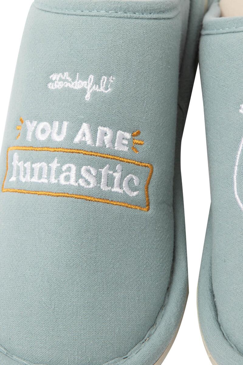 Women'secret Zapatillas Casa Avocado You Are Funtastic