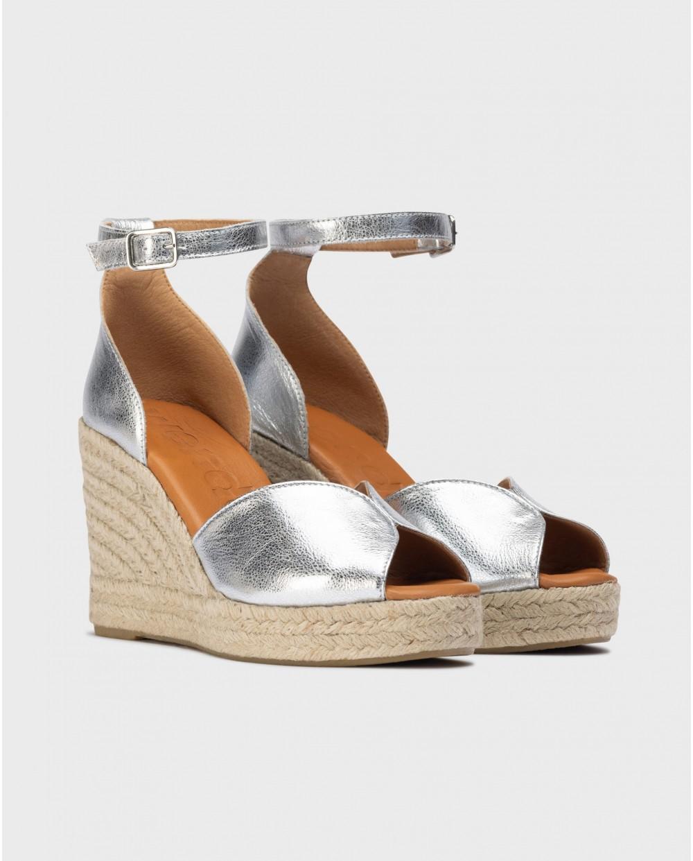 Wonders Alpargata MANLY Plata