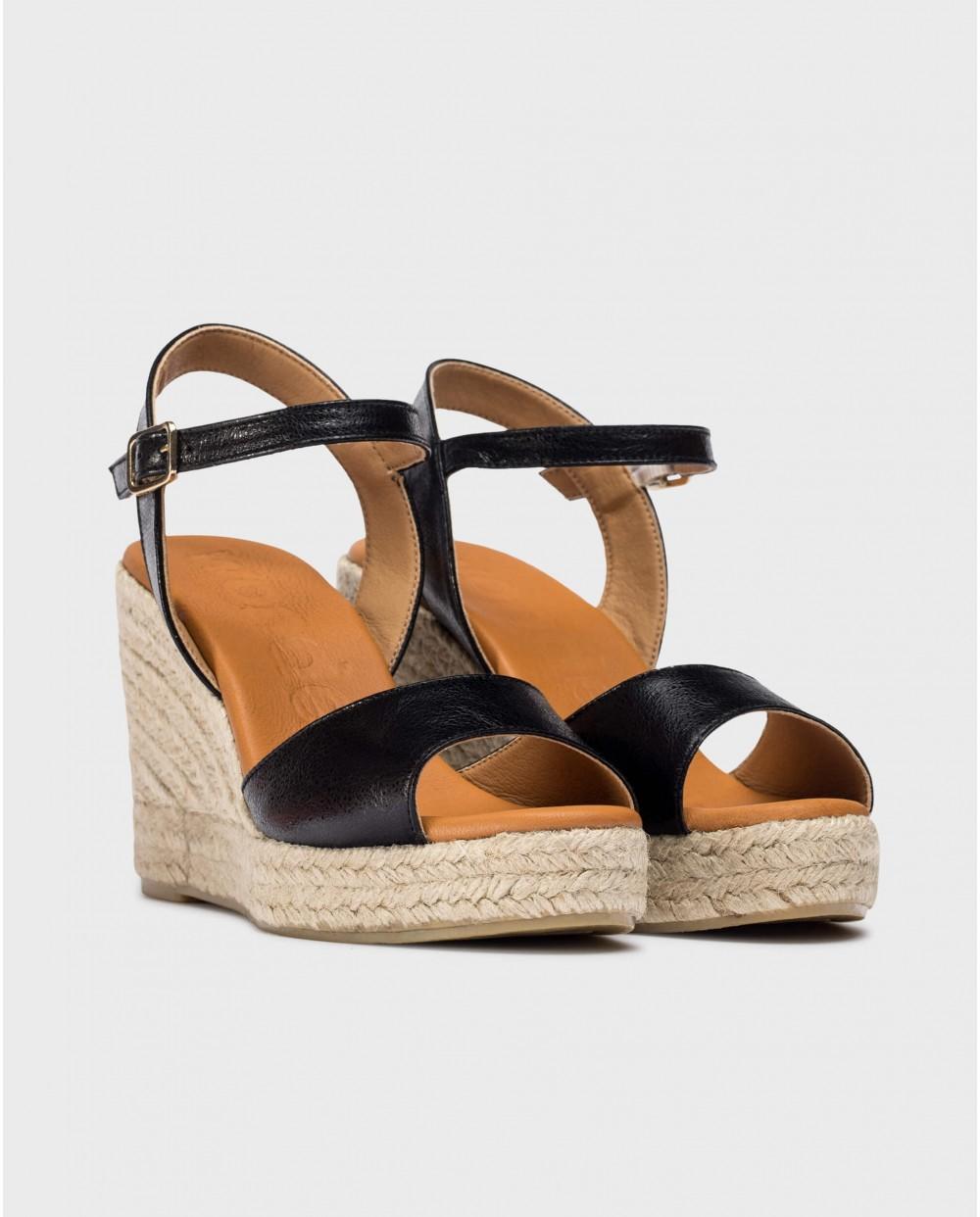 Wonders Alpargatas MAIKO Negras