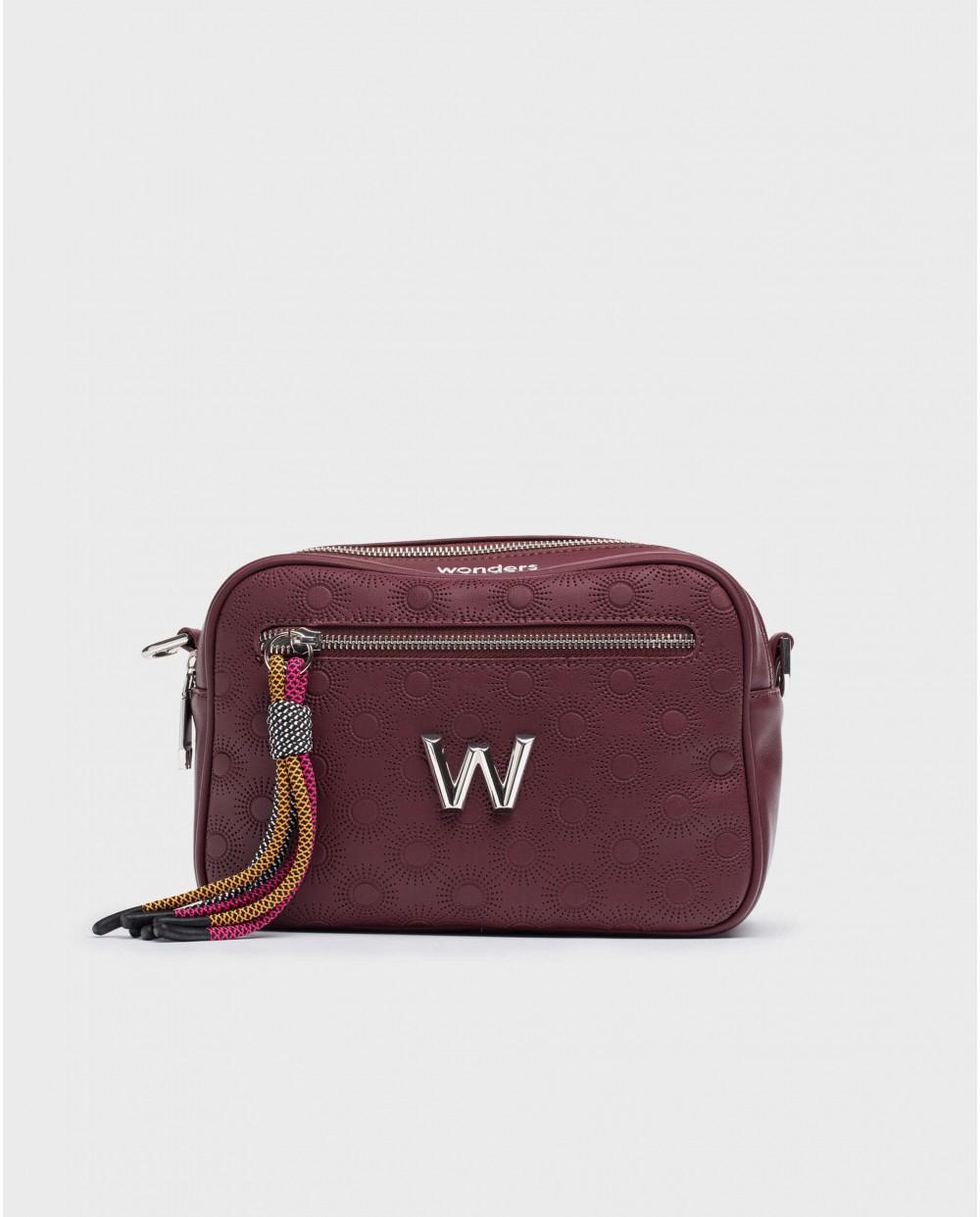 wonders Bolso FLEUR Burdeos