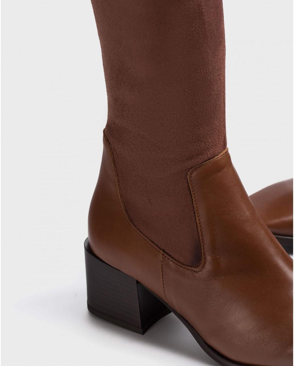 Wonders Bota Mosquetera En Licra