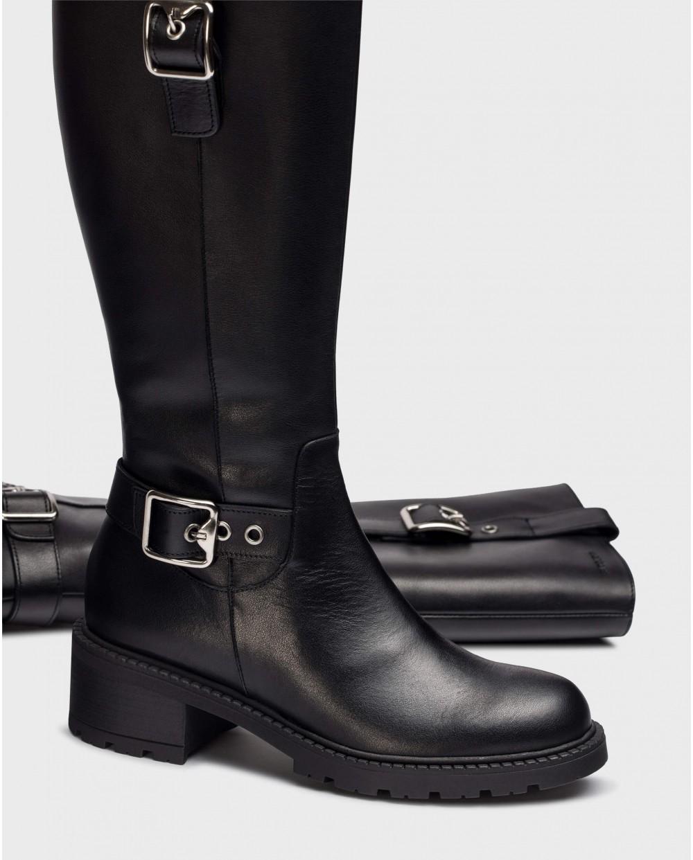 Wonders Botas ISOLDA Negras