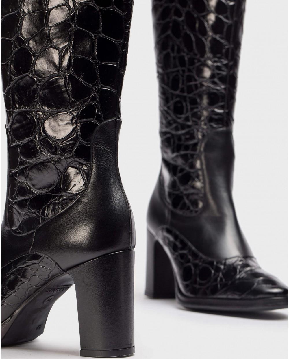 Wonders Botas KATE Negras