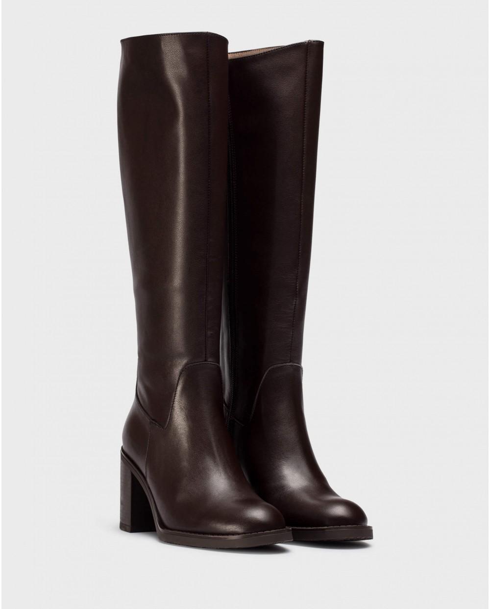 Wonders Botas MATE Marrones