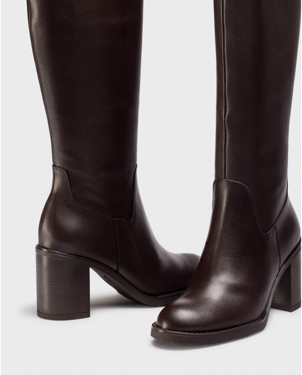 Wonders Botas MATE Marrones