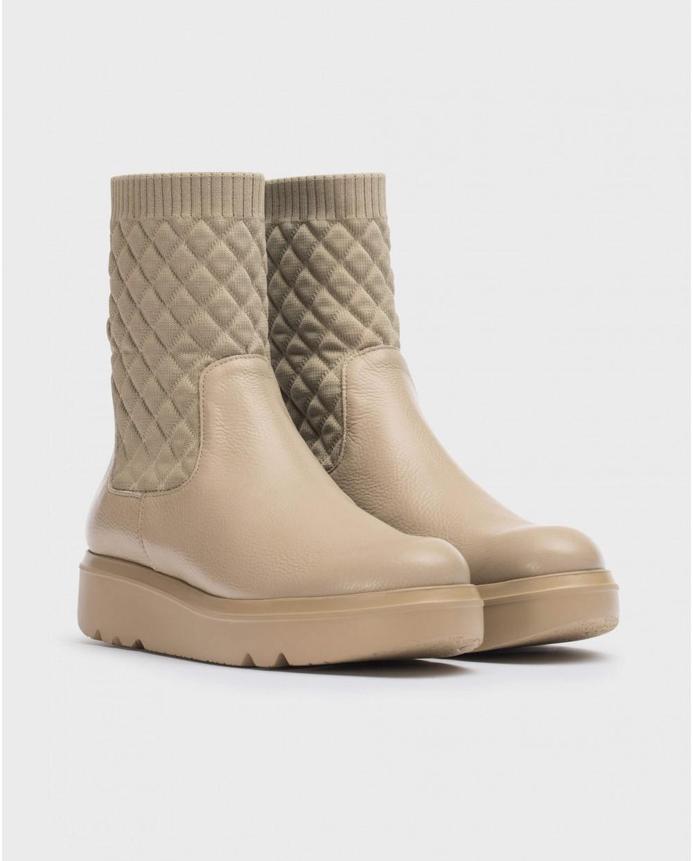 Wonders Botín PUFF Marrón