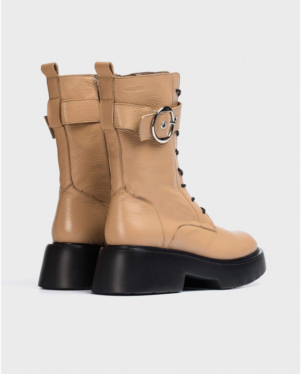 Wonders Botín PUNK Marrón