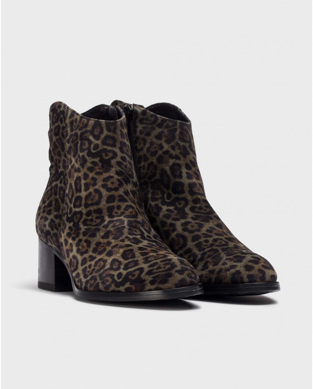Wonders Botines EASY Animal Print