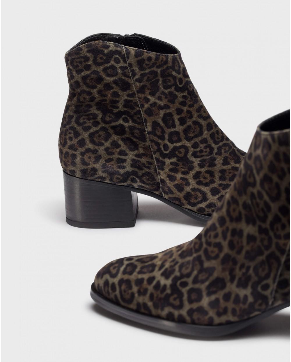 Wonders Botines EASY Animal Print
