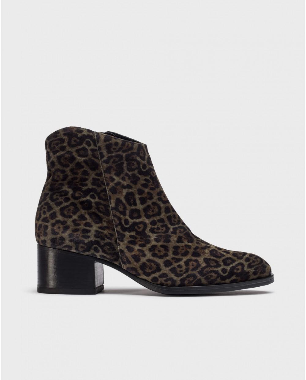 wonders Botines EASY Animal Print