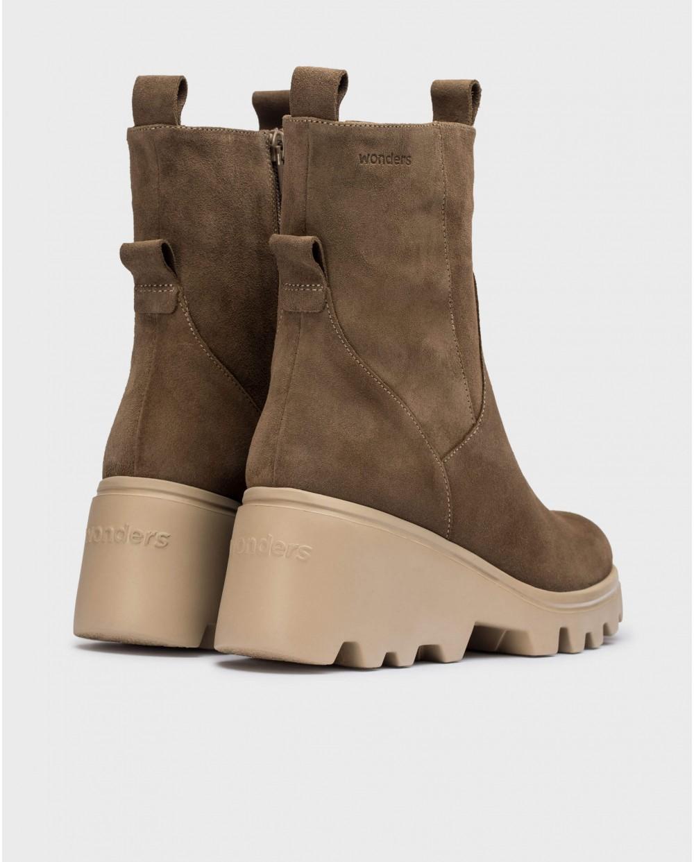 Wonders Botines LEEDS Marrones