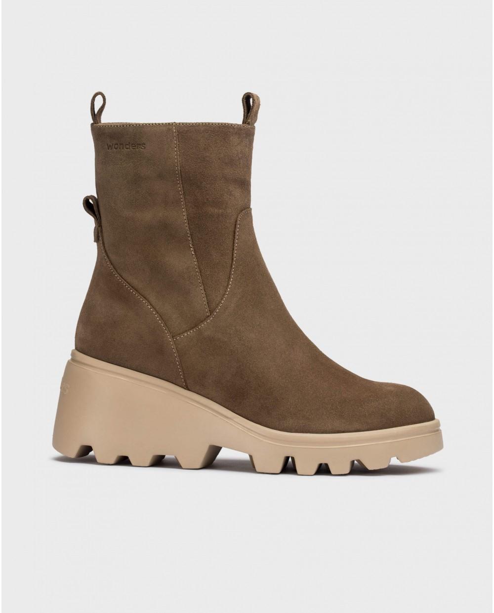 wonders Botines LEEDS Marrones