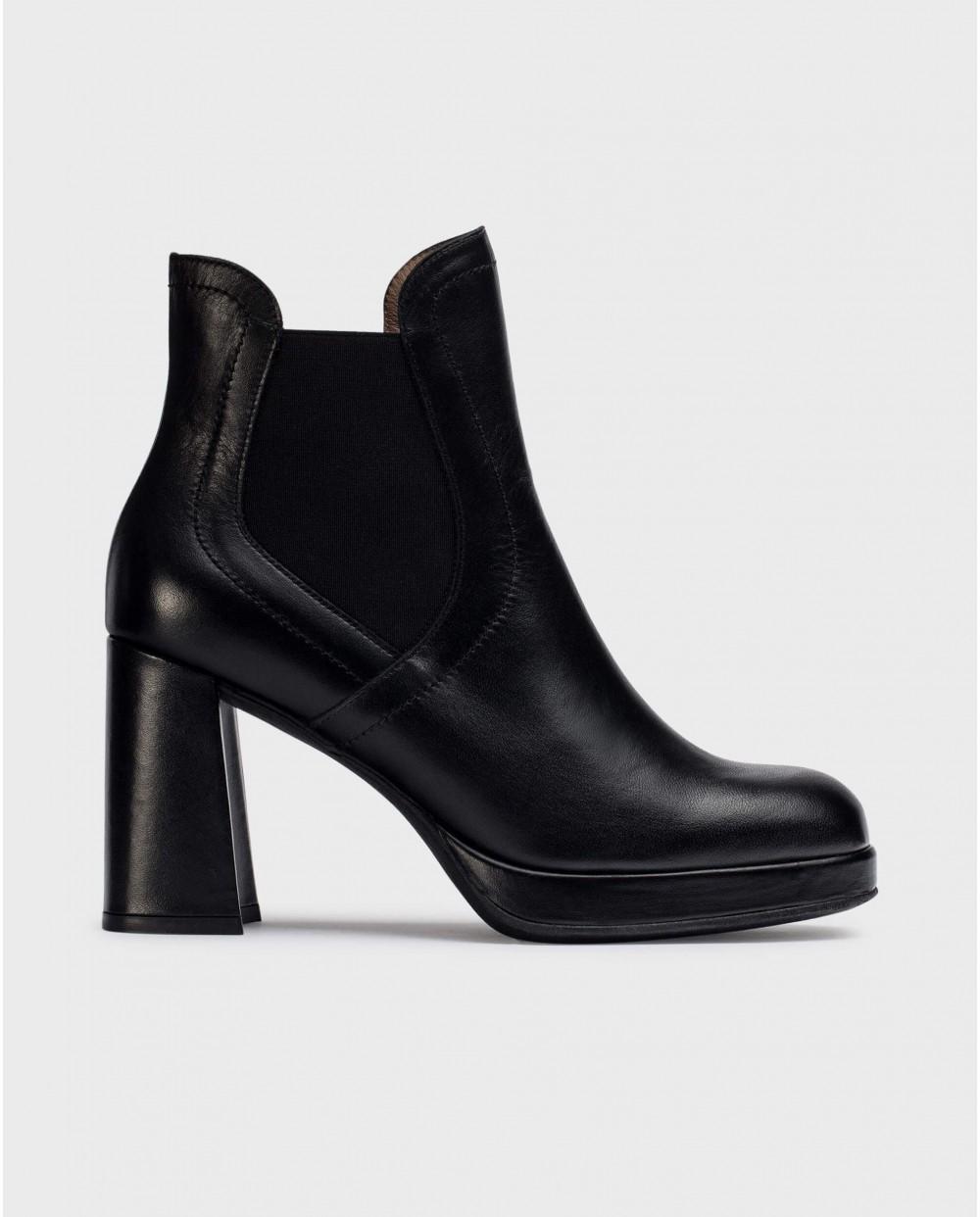 wonders Botines LENS Negros