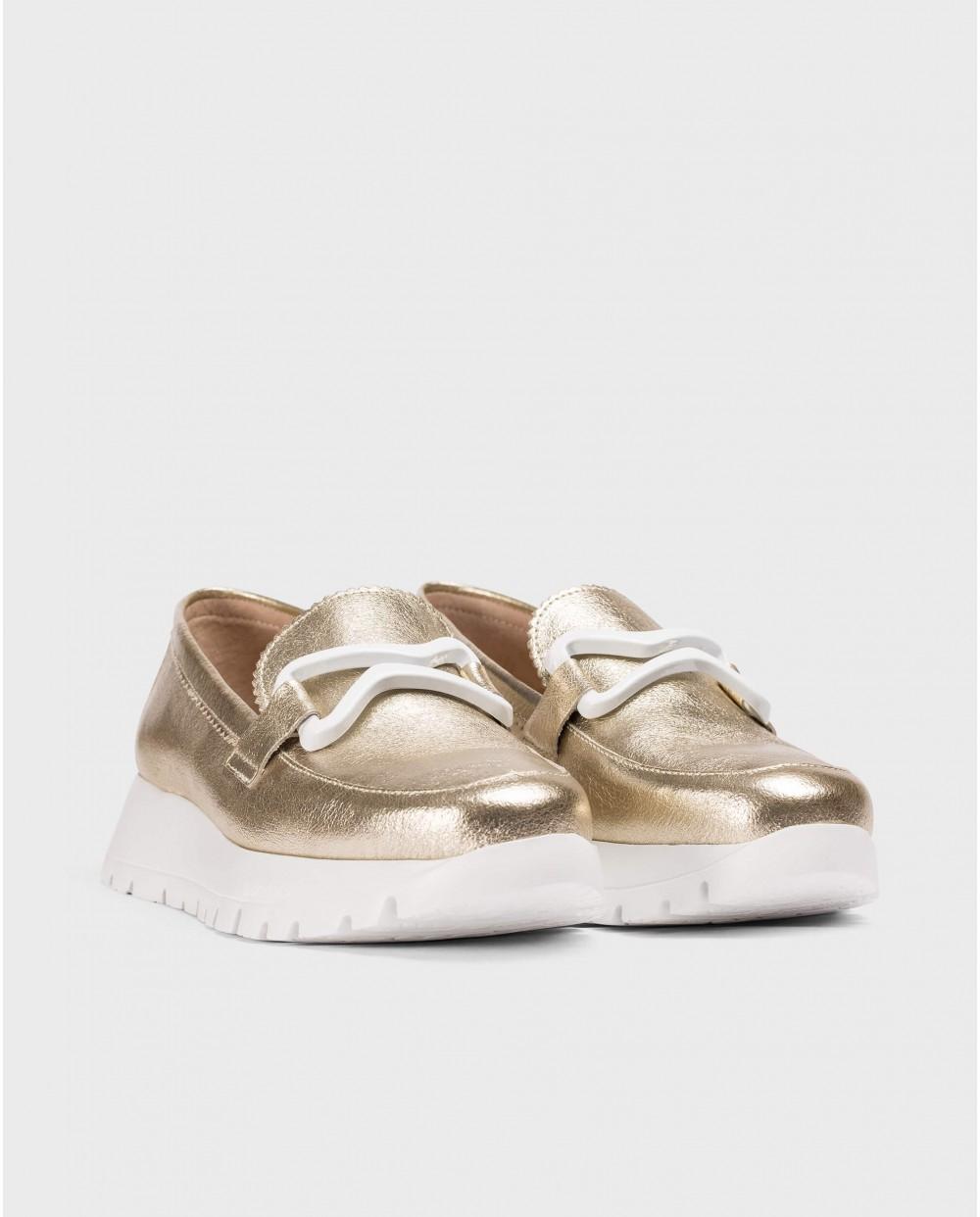 Wonders Mocasines AURA Oro