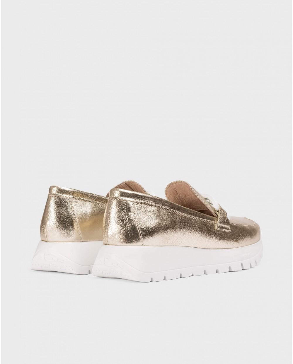 Wonders Mocasines AURA Oro