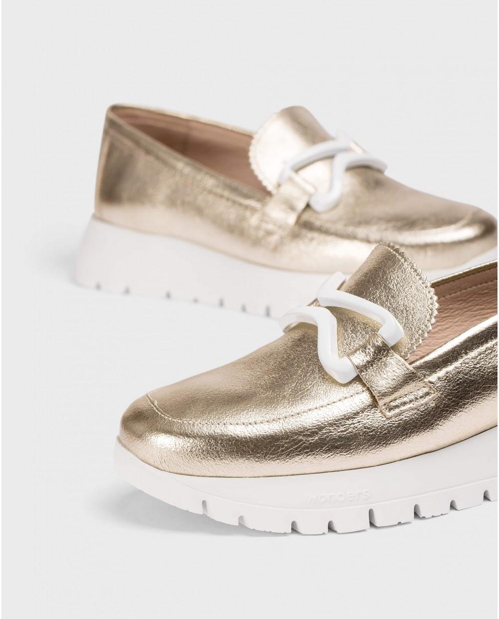 Wonders Mocasines AURA Oro