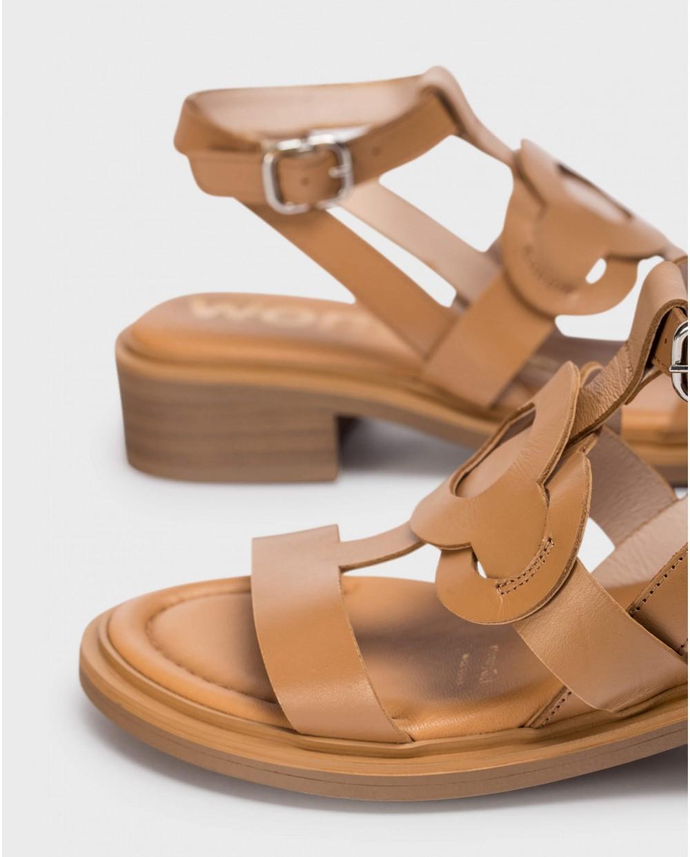 Wonders Sandalias AMARA Marrones