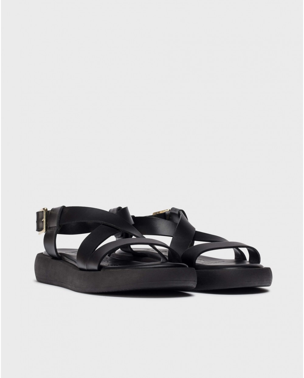 Wonders Sandalias AUSTRA Negras