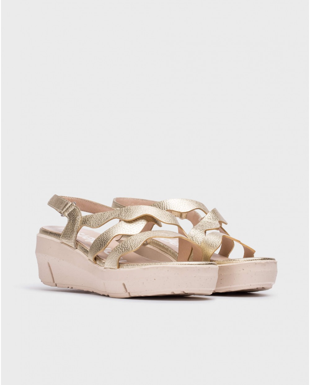 Wonders Sandalias COLORADO Platino