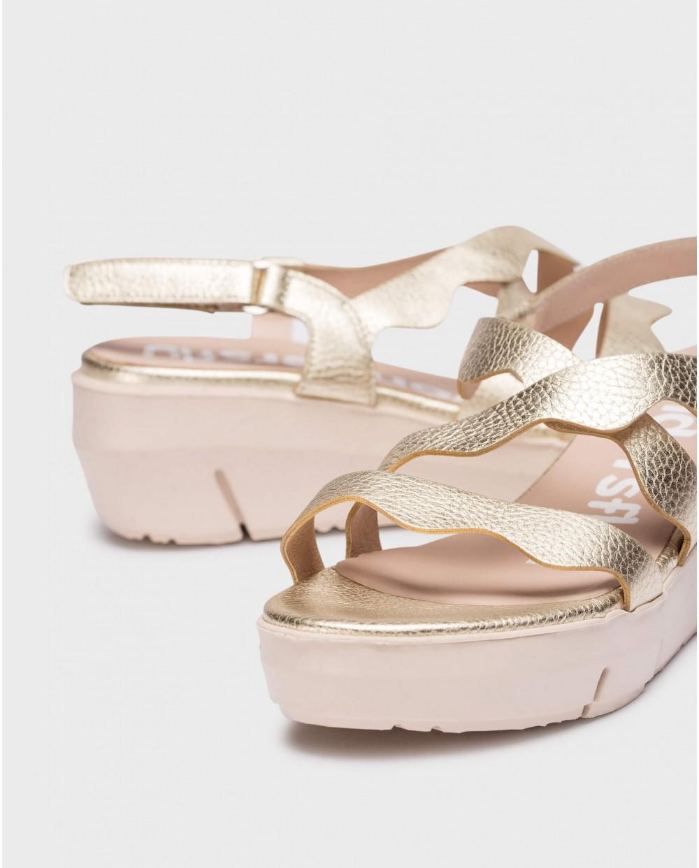 Wonders Sandalias COLORADO Platino