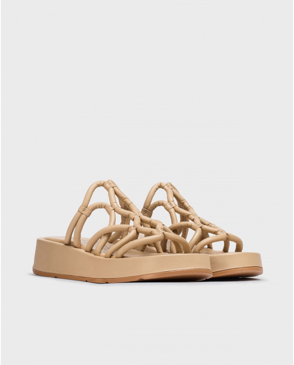 Wonders Sandalias Cuña ELADIA Beige