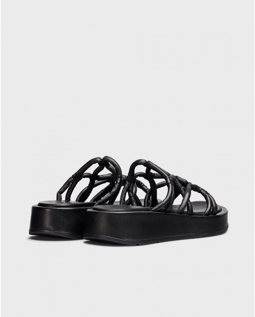 Wonders Sandalias Cuña ELADIA Negro