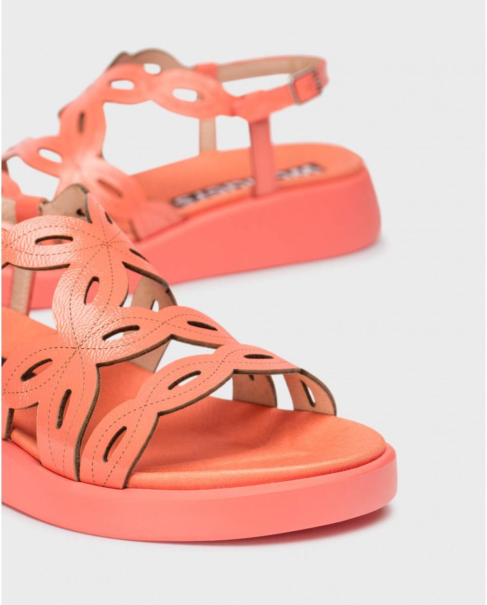 Wonders Sandalias DARYA Coral