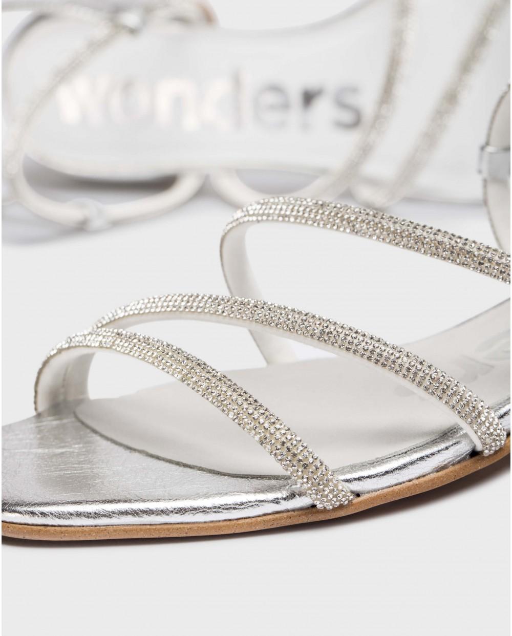 Wonders Sandalias DIONE Plata