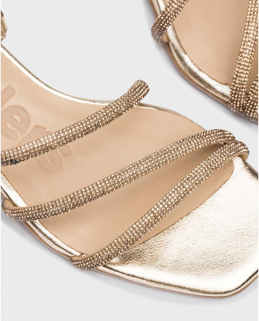 Wonders Sandalias DIONE Platino