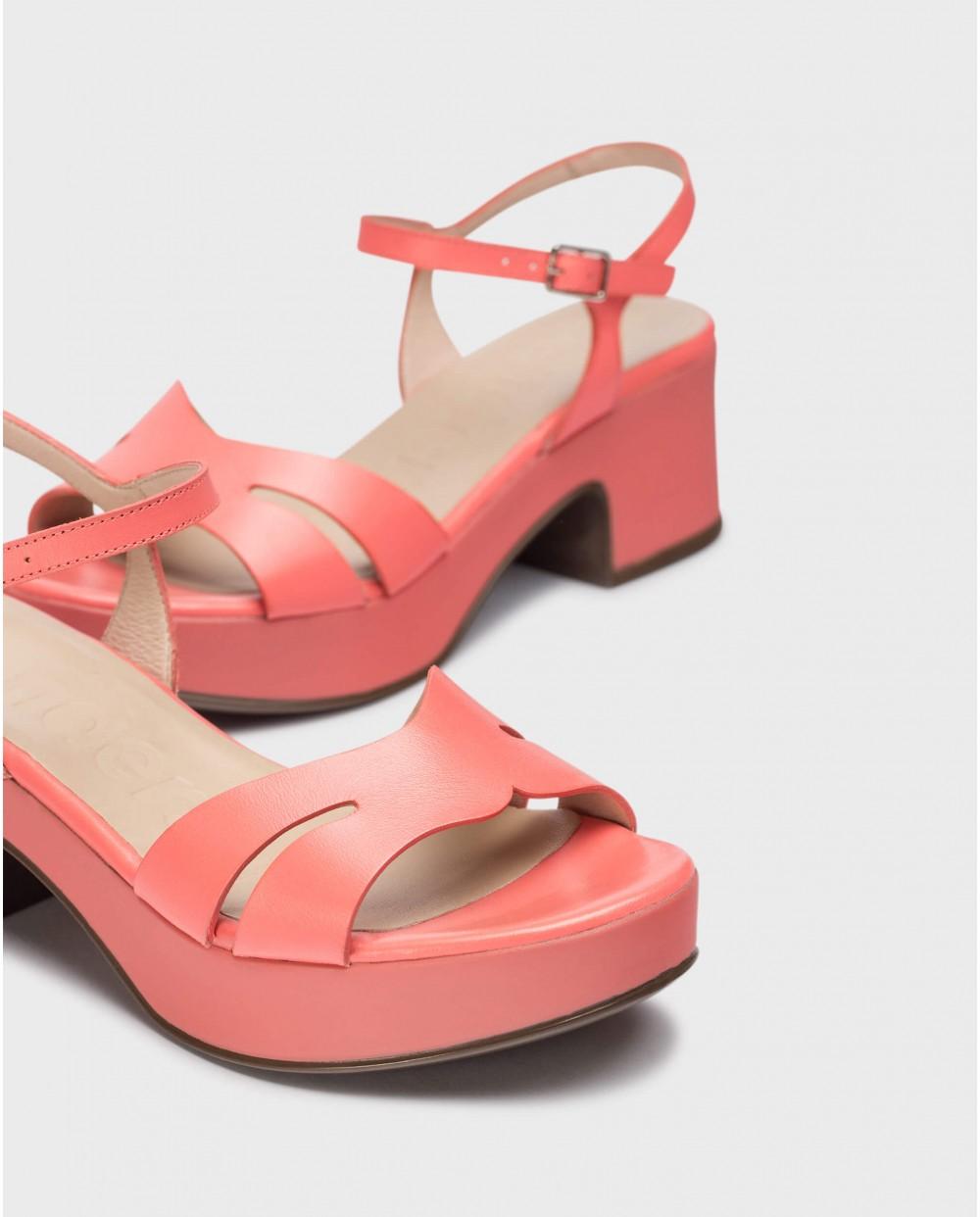 Wonders Sandalias ELARA Coral