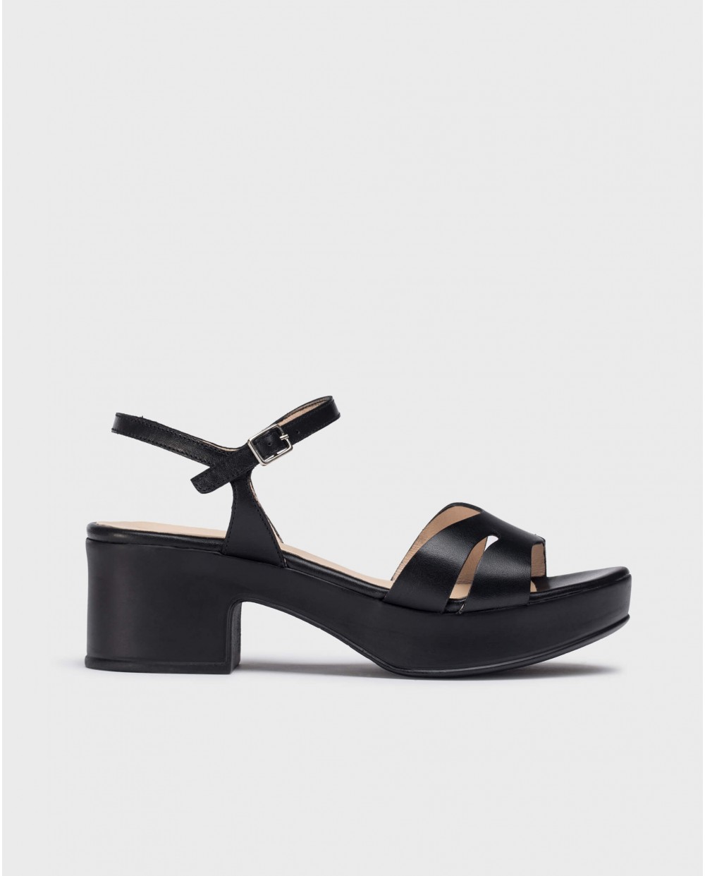 wonders Sandalias ELARA Negras