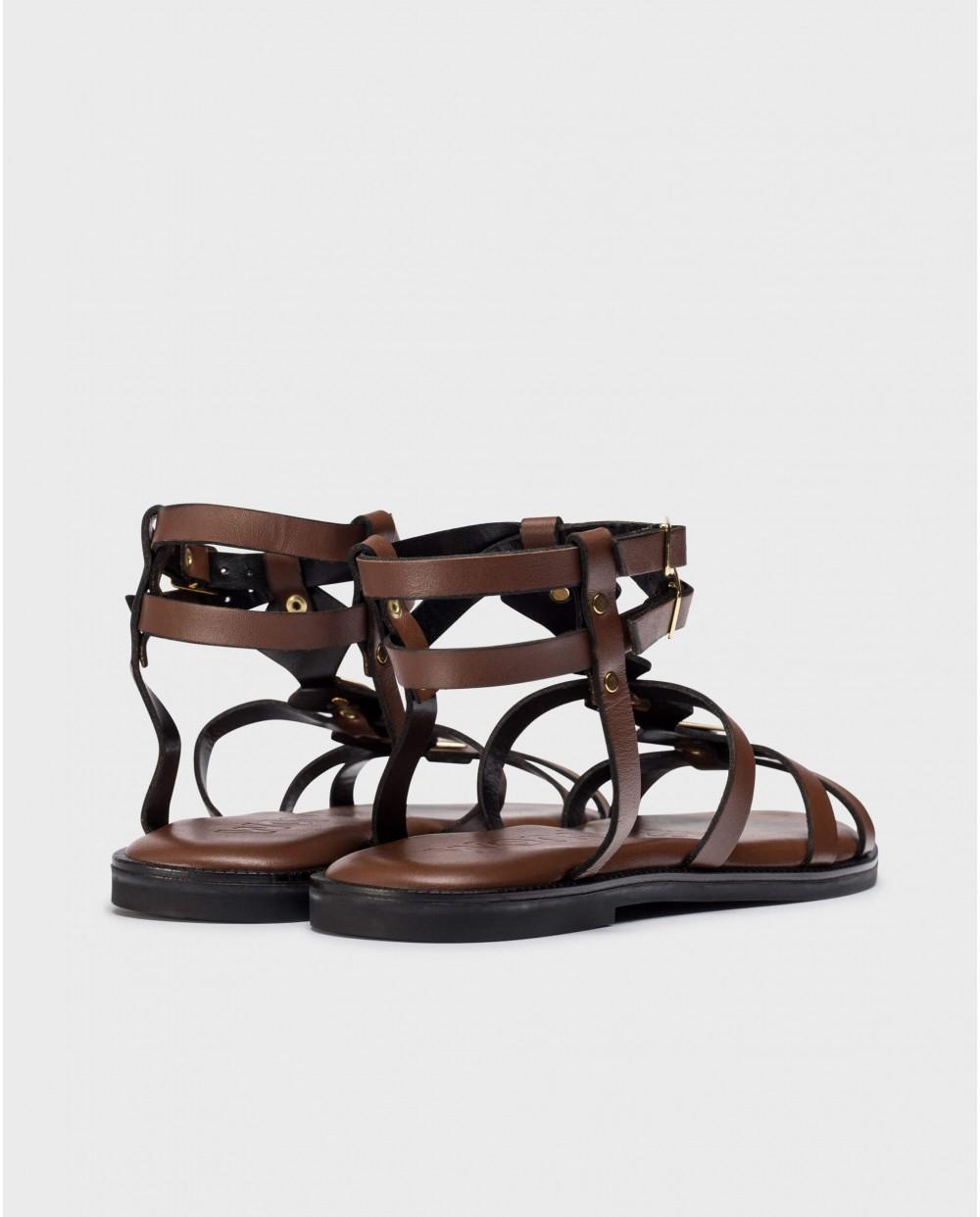 Wonders Sandalias EOS Marrones