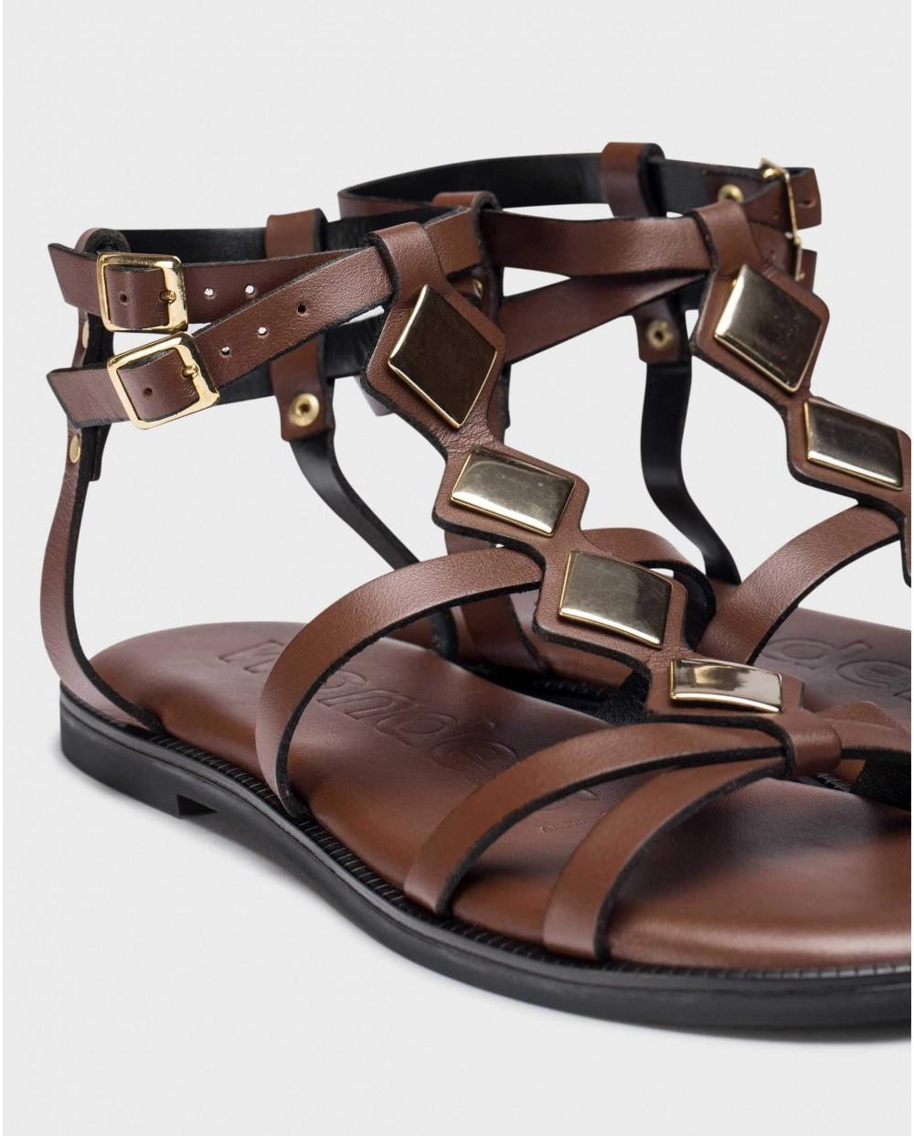 Wonders Sandalias EOS Marrones