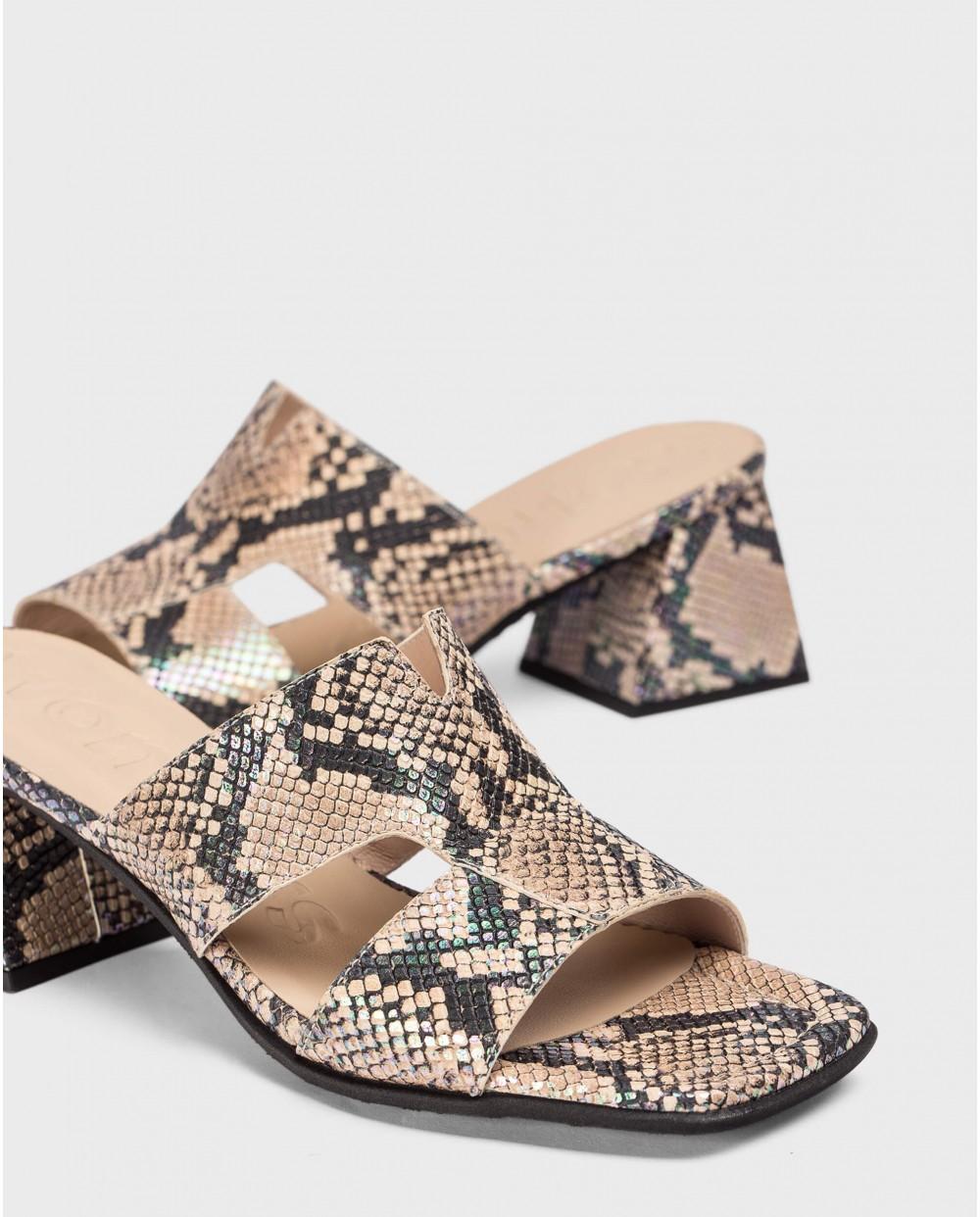 Wonders Sandalias FLAVIA Serpiente