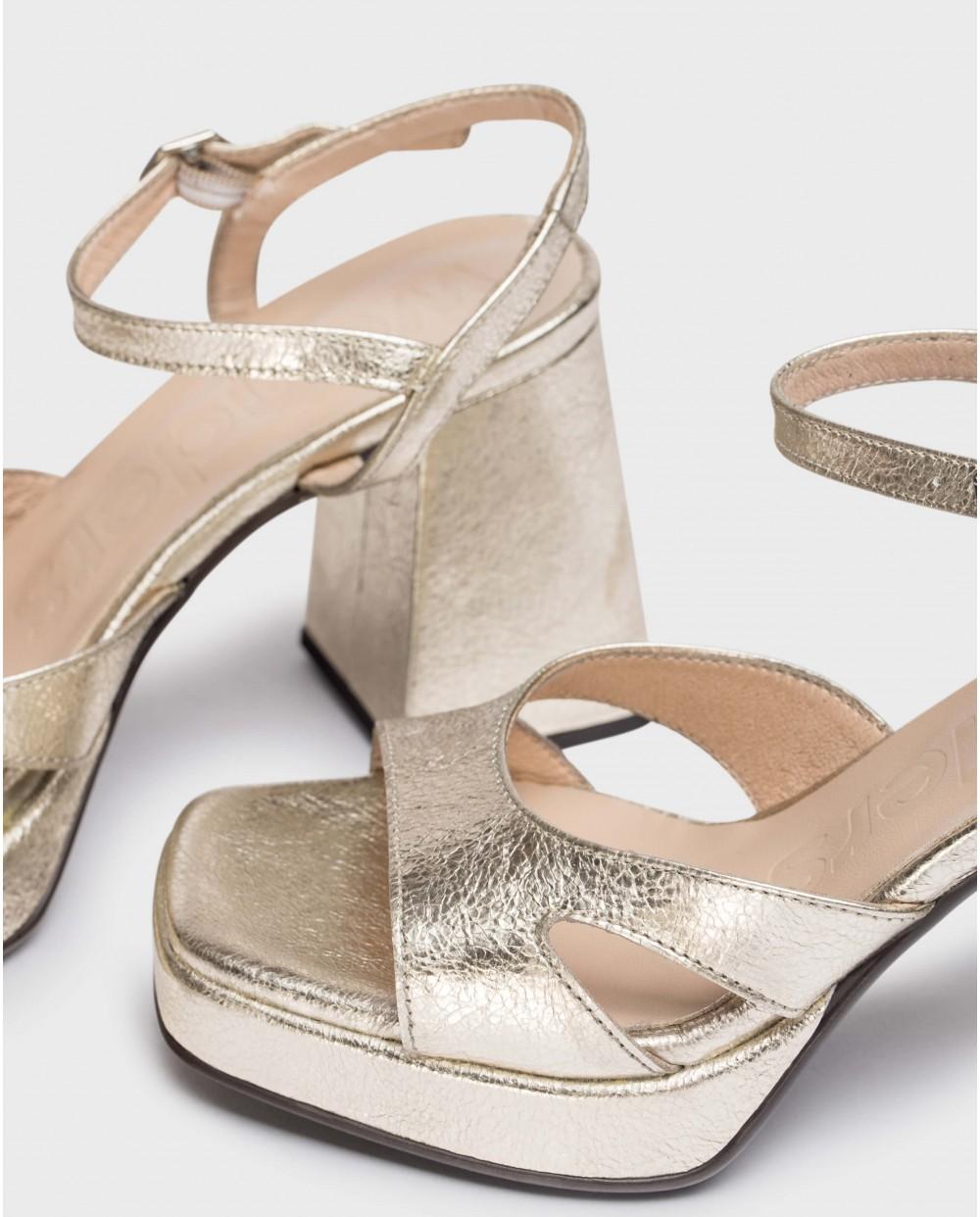 Wonders Sandalias FRIDA Oro