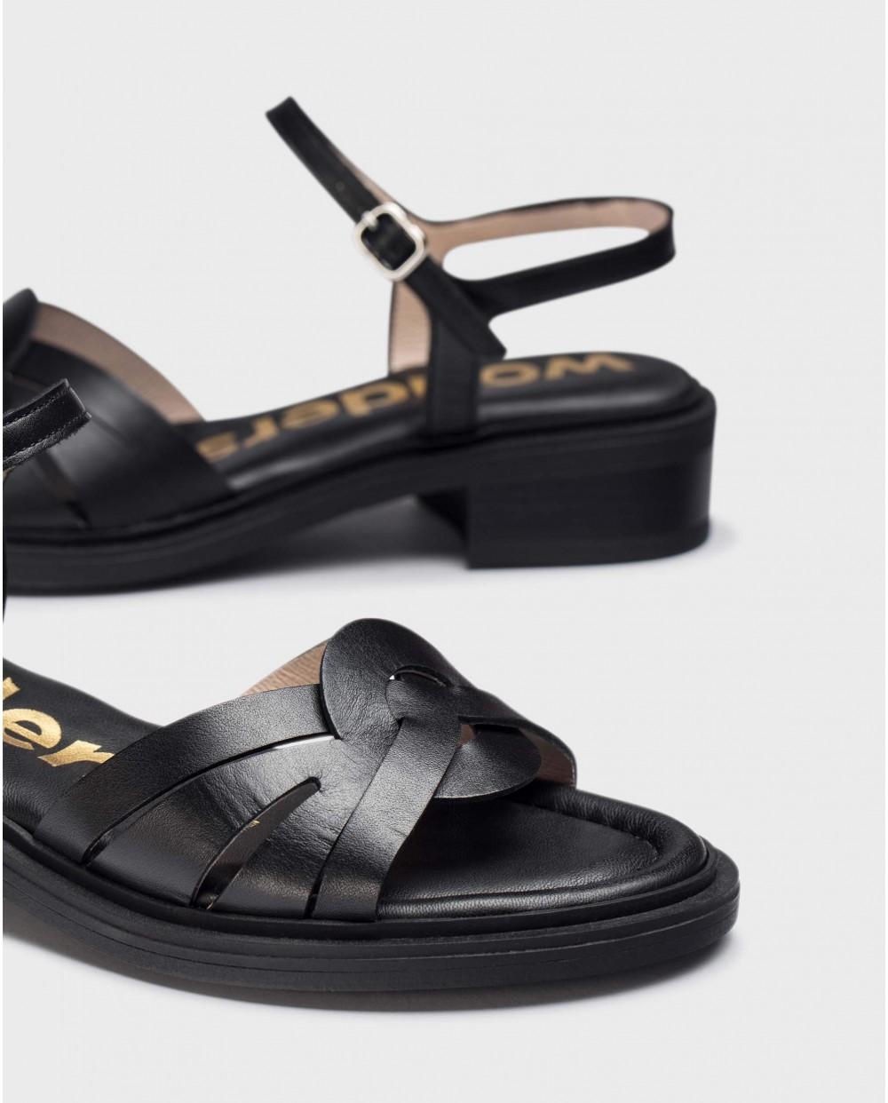 Wonders Sandalias GIOVANNA Negras