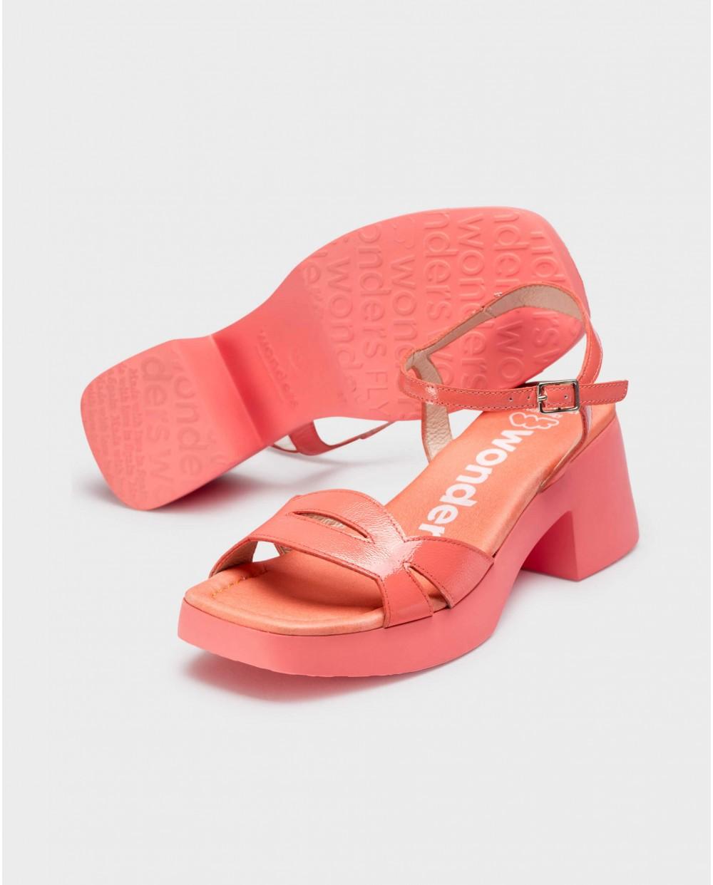 Wonders Sandalias HURA Coral