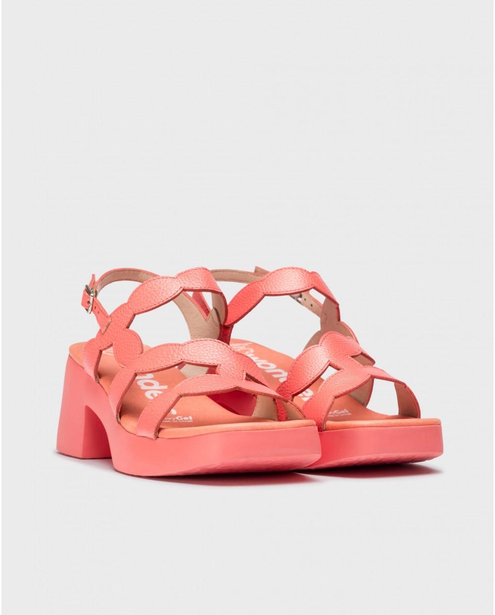 Wonders Sandalias HURA Coral