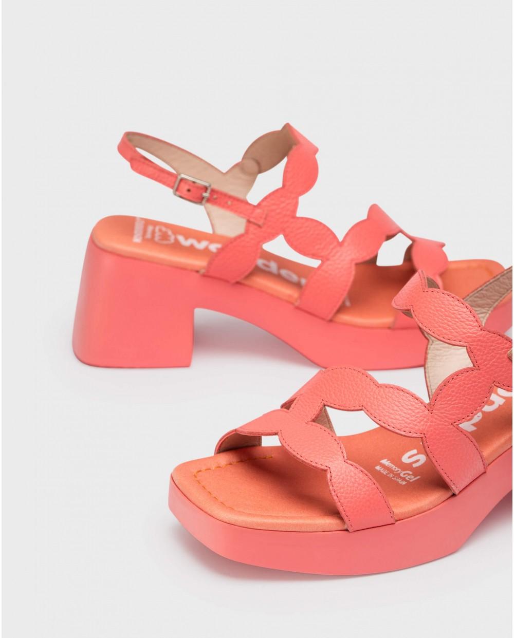 Wonders Sandalias HURA Coral