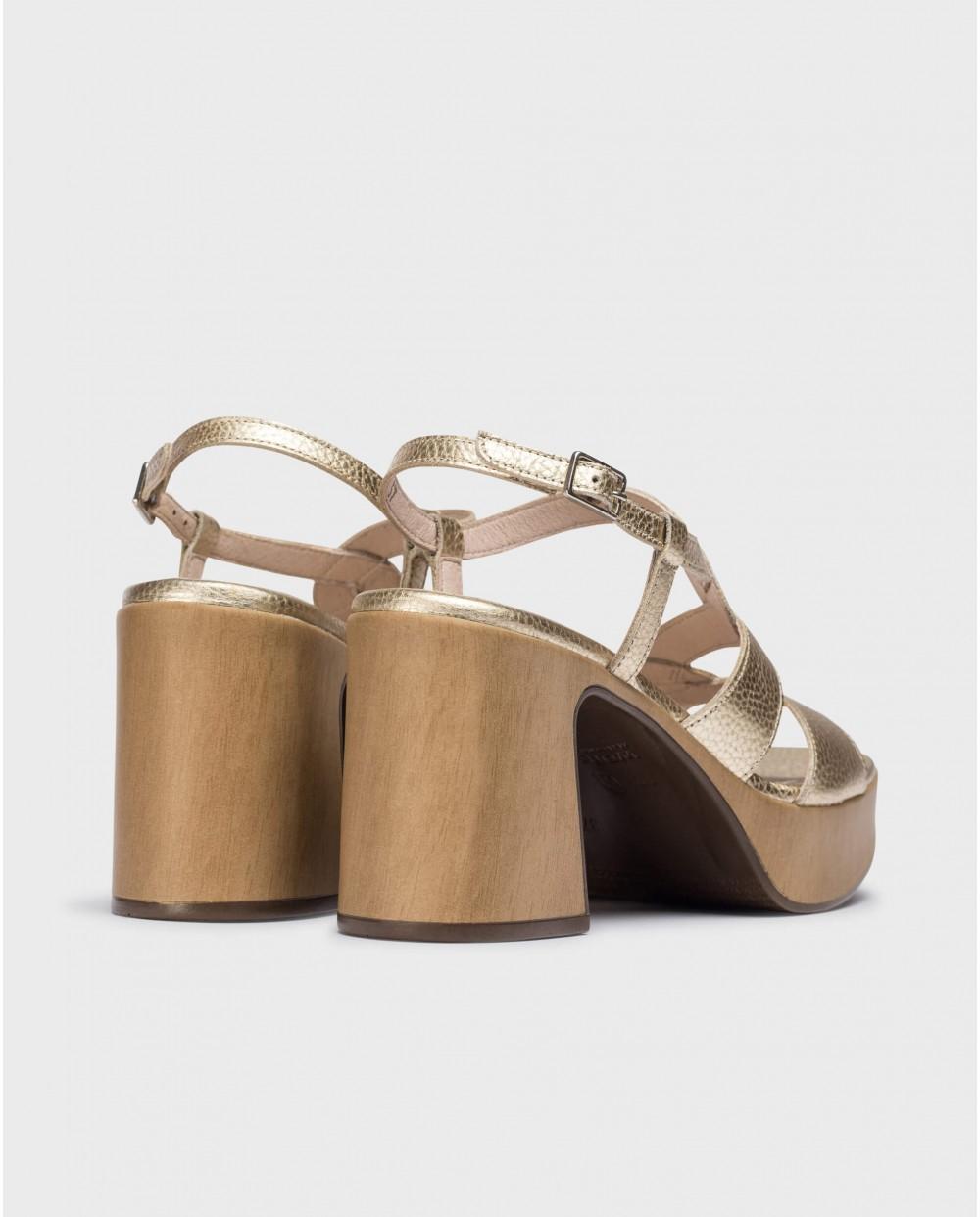 Wonders Sandalias INDIRA Oro