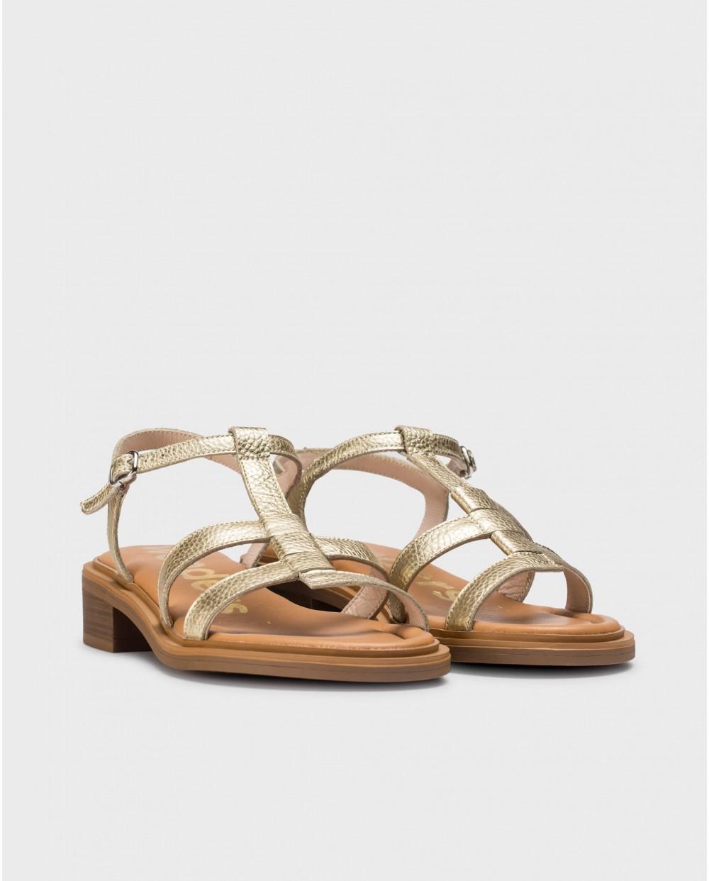 Wonders Sandalias JANET Oro